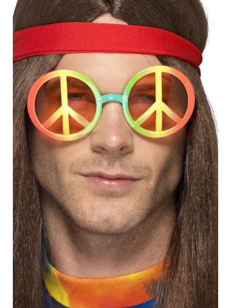 Brýle hippie Peace - barevné