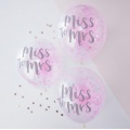 Balonek s konfetami Miss to Mrs