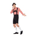 Pánský kostým Oktoberfest červený 