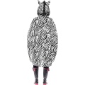 Párty pončo - zebra