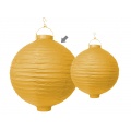 Zahradní papírový lampion - žlutý