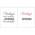 Hrnek reagující na teplo - Miluji spánek
