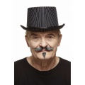 Bradka s knírem mušketýr - šedá