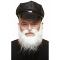 Bujný plnovous - bílý